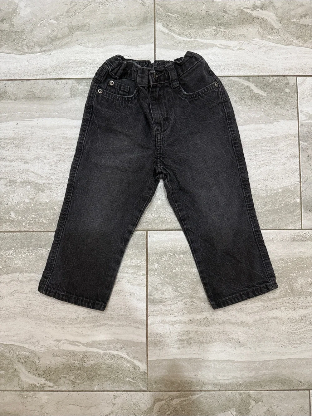 OshKosh B'gosh Black Elastic-Waist Jeans